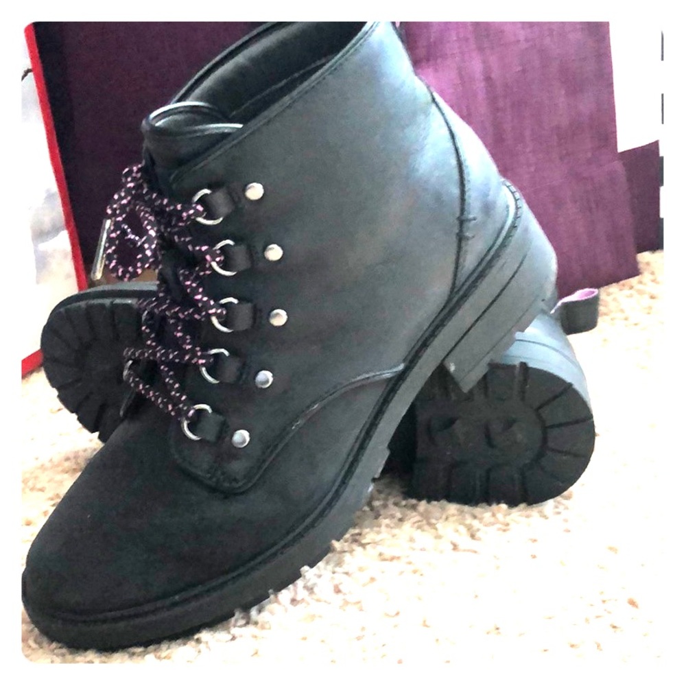 Cole Haan combat boots